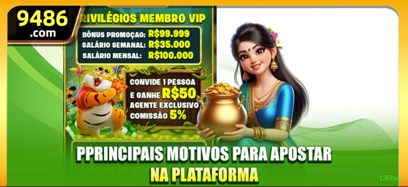 Bônus e prêmios 136bet